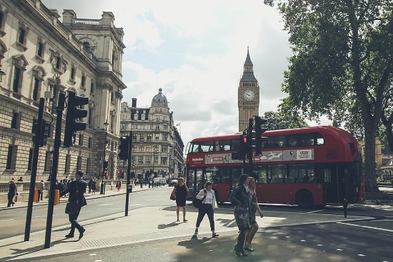  A busy day in London